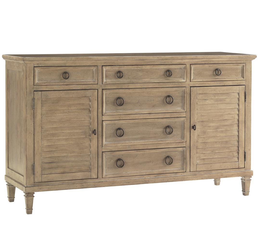 Lexington Monterey Sands Point Sur Buffet with Two Louver Doors