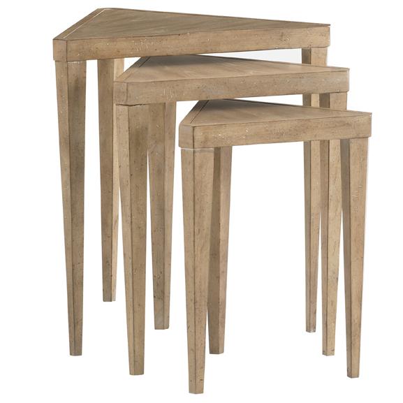 Lexington Monterey Sands 830-952 Cupertino Triangular Nesting Tables ...