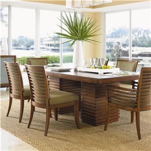 Tommy Bahama Home Ocean Club 7 Piece Peninsula Dining Table Tommy Bahama Home Ocean Club 7 Piece Peninsula Dining Table Kowloon Chair Set Hudson S Furniture Or More Sets