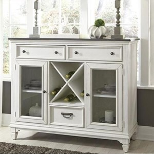 Liberty Furniture Allyson Park 3 Drawer 2 Door Buffet
