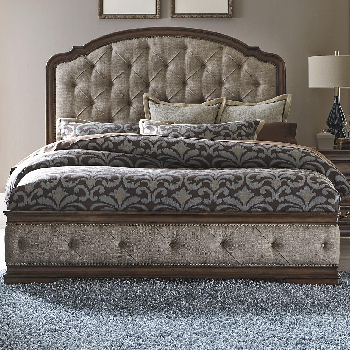 Liberty Furniture Amelia Traditional Queen Upholstered Bed With Queen Upholstered Bed