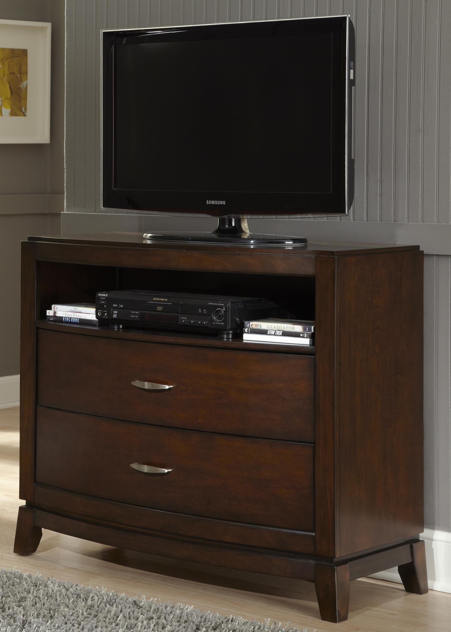 Avalon Media Chest with 2 Drawers and 1 Shelf Rotmans Media Chests