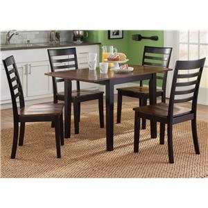 Vendor 5349 Cafe Dining 5 Piece Drop Leaf Set