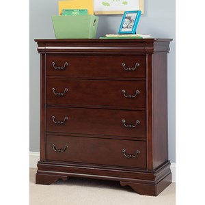 Liberty Furniture Carriage Court 709 Br40 Youth Five Drawer Chest