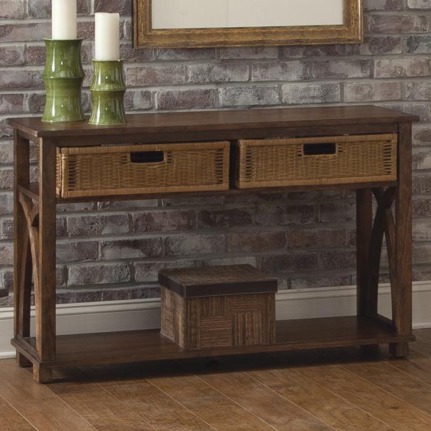 Liberty Furniture Chesapeake Bay Sofa Table With Basket Storage Liberty Furniture Chesapeake Bay Basket Sofa Table Item Number 335 Ot1030