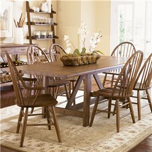 Liberty Furniture Farmhouse Trestle Table Liberty Furniture Farmhouse Trestle Table