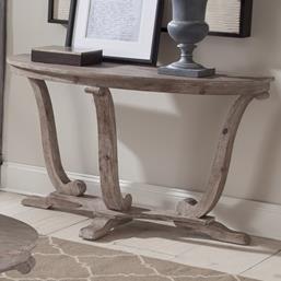 Liberty Furniture Greystone Mill Transitional Distressed Sofa Table Sofa Table