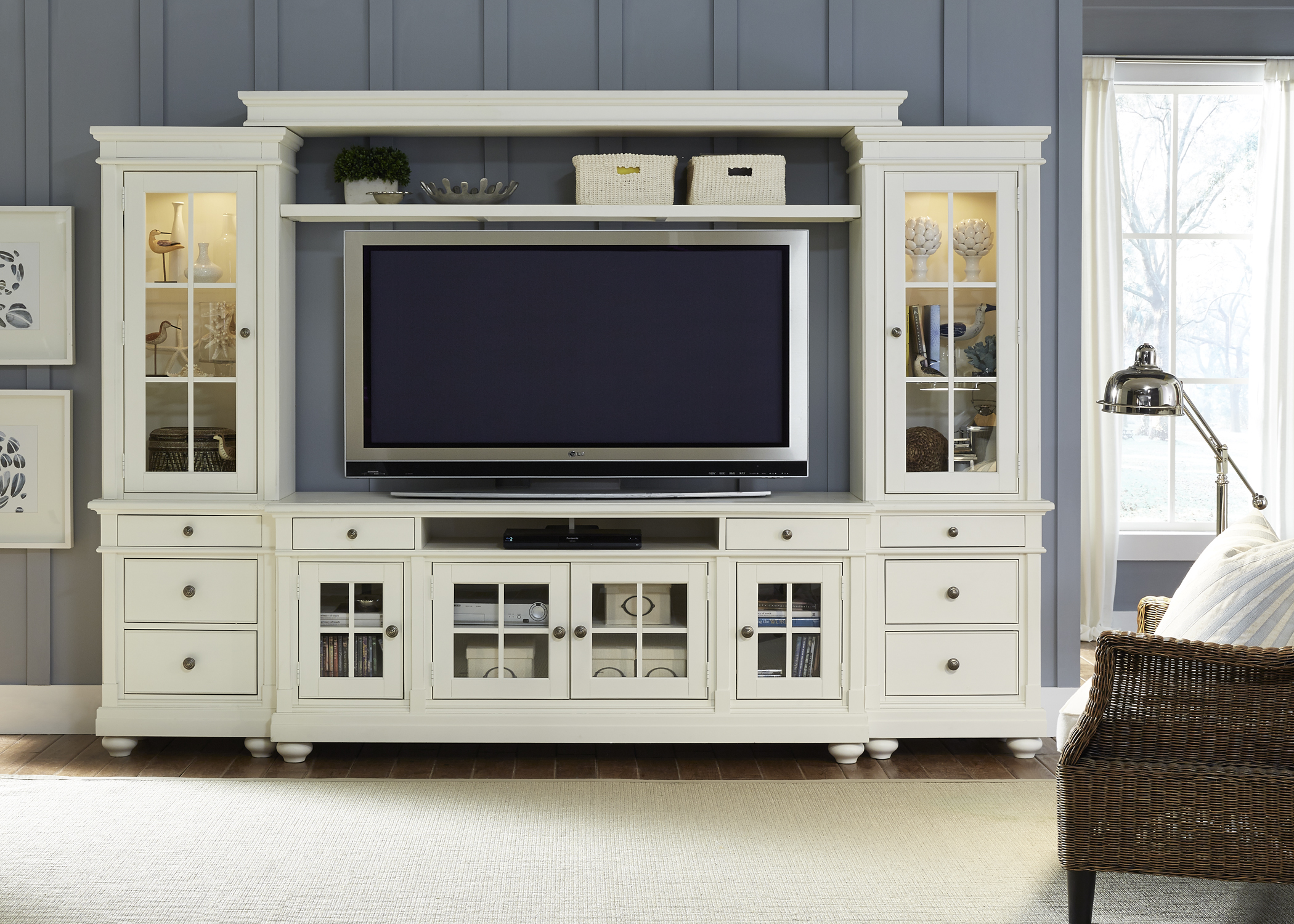 Liberty Furniture Harbor View Entertainment Center With Piers Entertainment Center With Piers