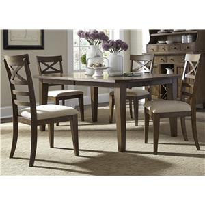 Liberty Furniture Hearthstone 5 Piece Rectangular Table Set Liberty Furniture Hearthstone 5 Piece Rectangular Table Set