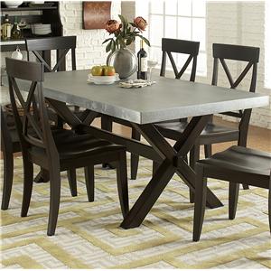 Liberty Furniture Keaton II Rectangle Trestle Table