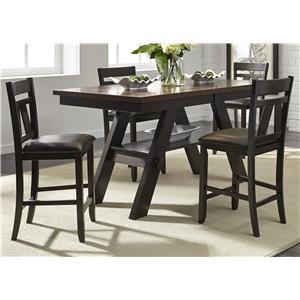Liberty Furniture Lawson 5 Piece Gathering Table Set