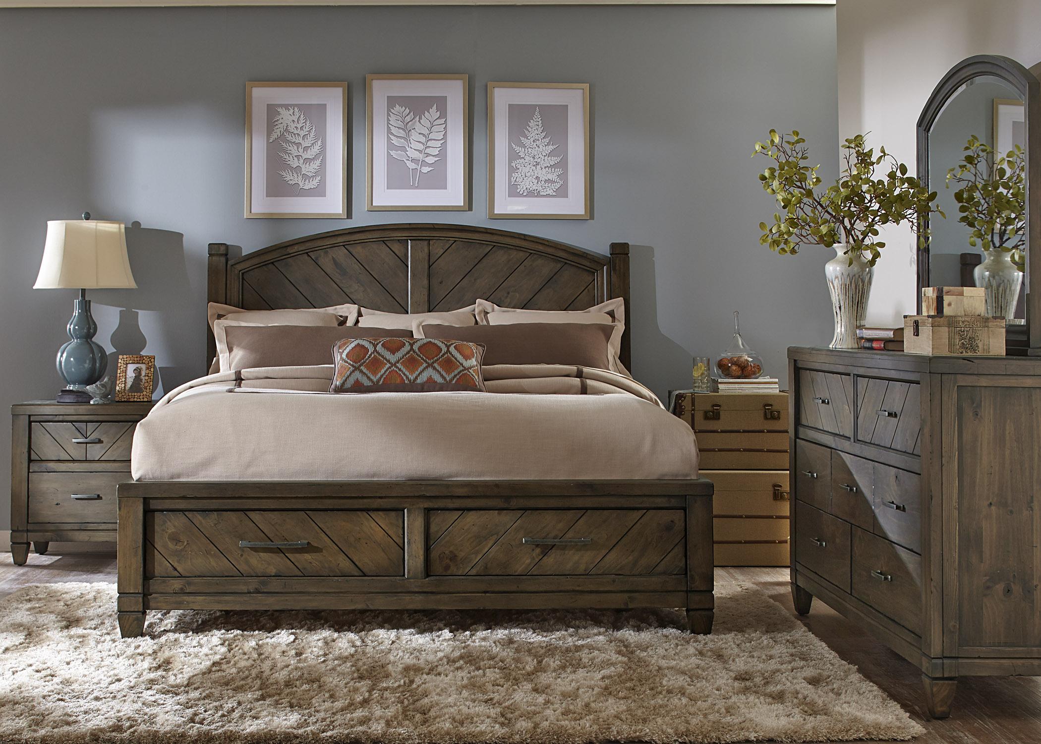 Modern Country Liberty King Bed Modern Country Liberty King Bed