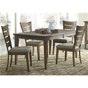 Vendor 5349 Pebble Creek 5 Piece Rectangular Table Set