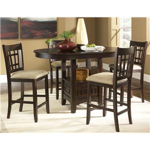 Liberty Furniture Santa Rosa Oval Pub Table & Bar Stool Set