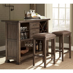 Bars Northeast Factory Direct 3 Piece Bar And Stool Set