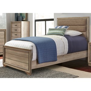 Liberty Furniture Sydney Full Upholstered Panel Bed