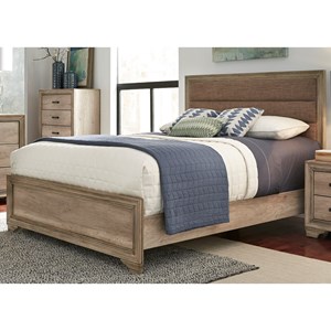 Liberty Furniture Sun Valley 439 Queen Upholstered Panel Bed