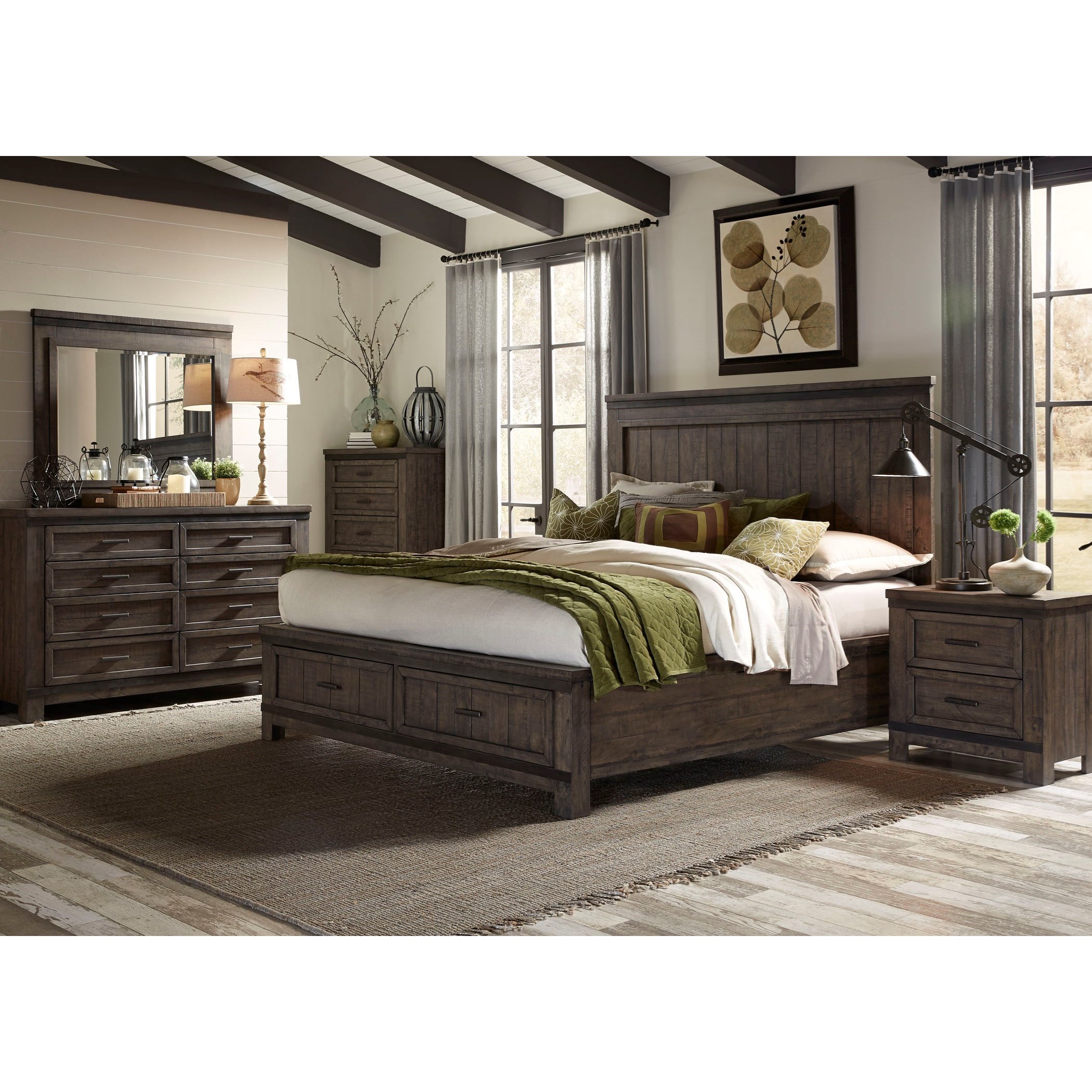 Liberty Furniture Thornwood Hills Queen Bedroom Group Hudson s