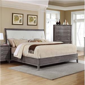 Alex Express Life 7185 King Upholstered Bed with Storage