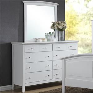 Alex Express Life C3226A Dresser and Mirror