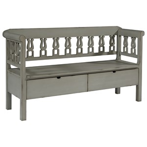 Magnolia Home by Joanna Gaines Accent Elements Bench with Storage