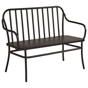 Magnolia Home by Joanna Gaines Accent Elements Metal Cafe Bench