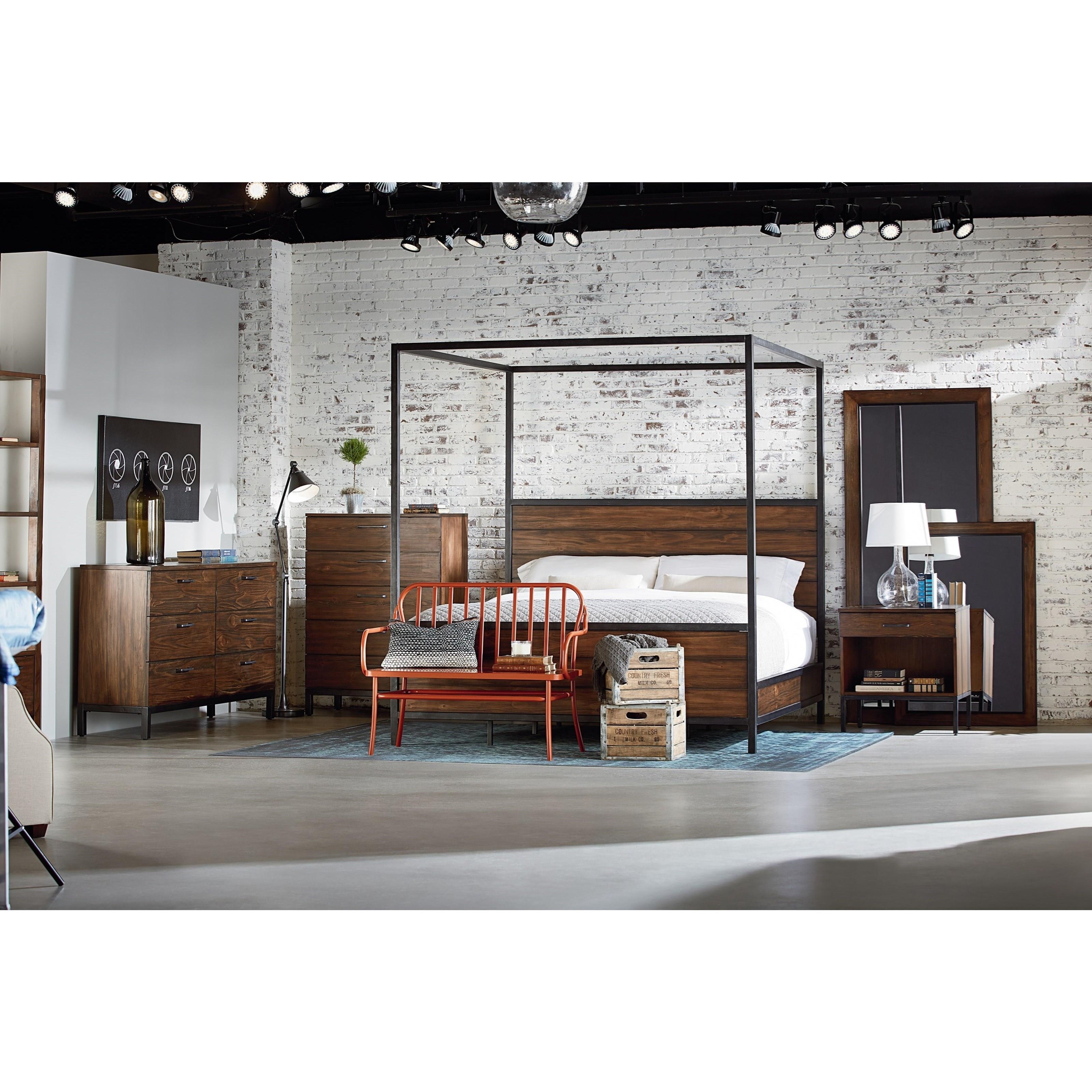 Magnolia Home by Joanna Gaines Industrial King Wood Plank ...