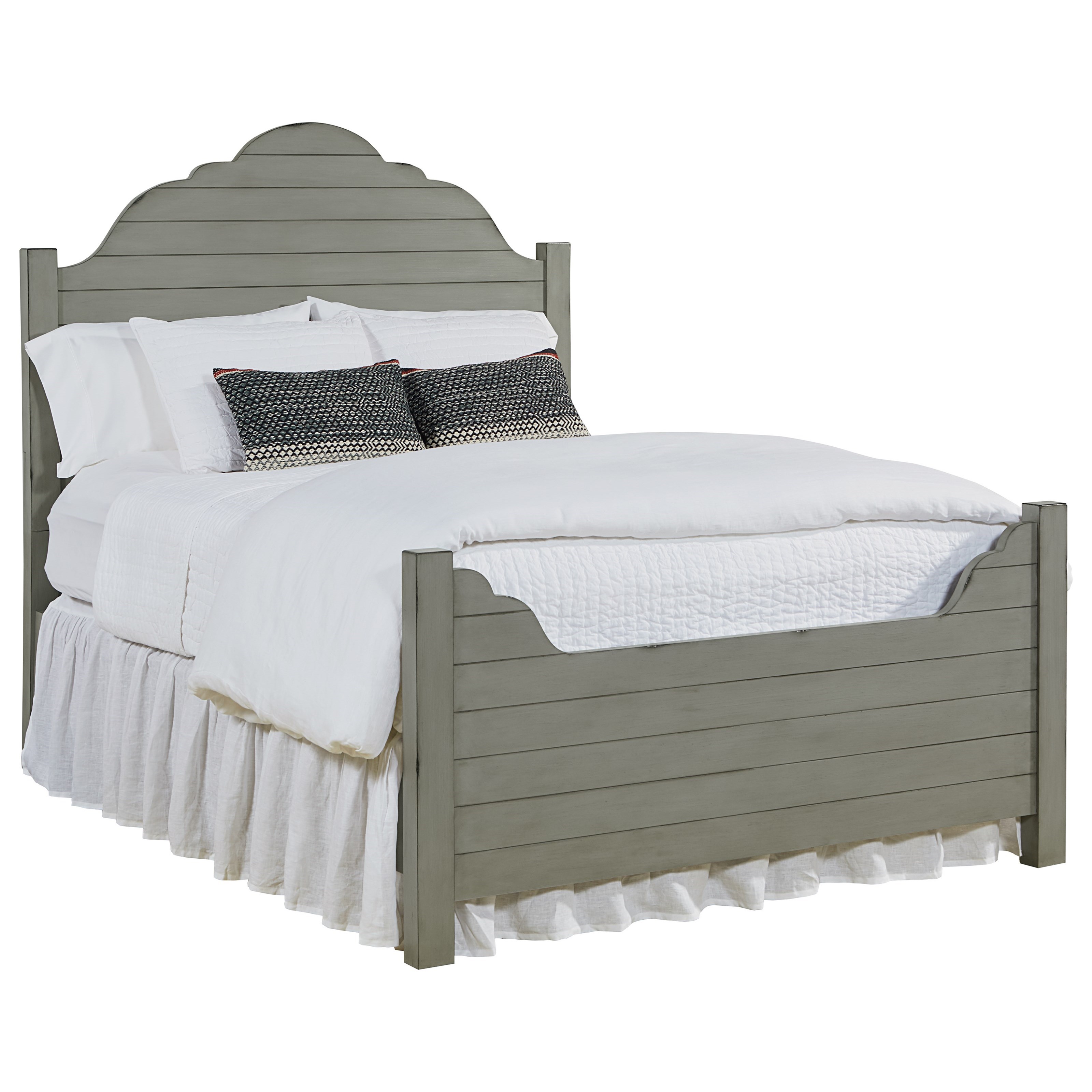Magnolia Home by Joanna Gaines Traditional Shiplap King Headboard and