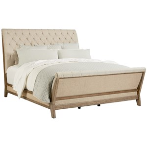 Magnolia Home by Joanna Gaines Architectural Camion Sleigh King Bed