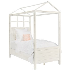 Magnolia Home by Joanna Gaines Boho Twin Canopy Bed