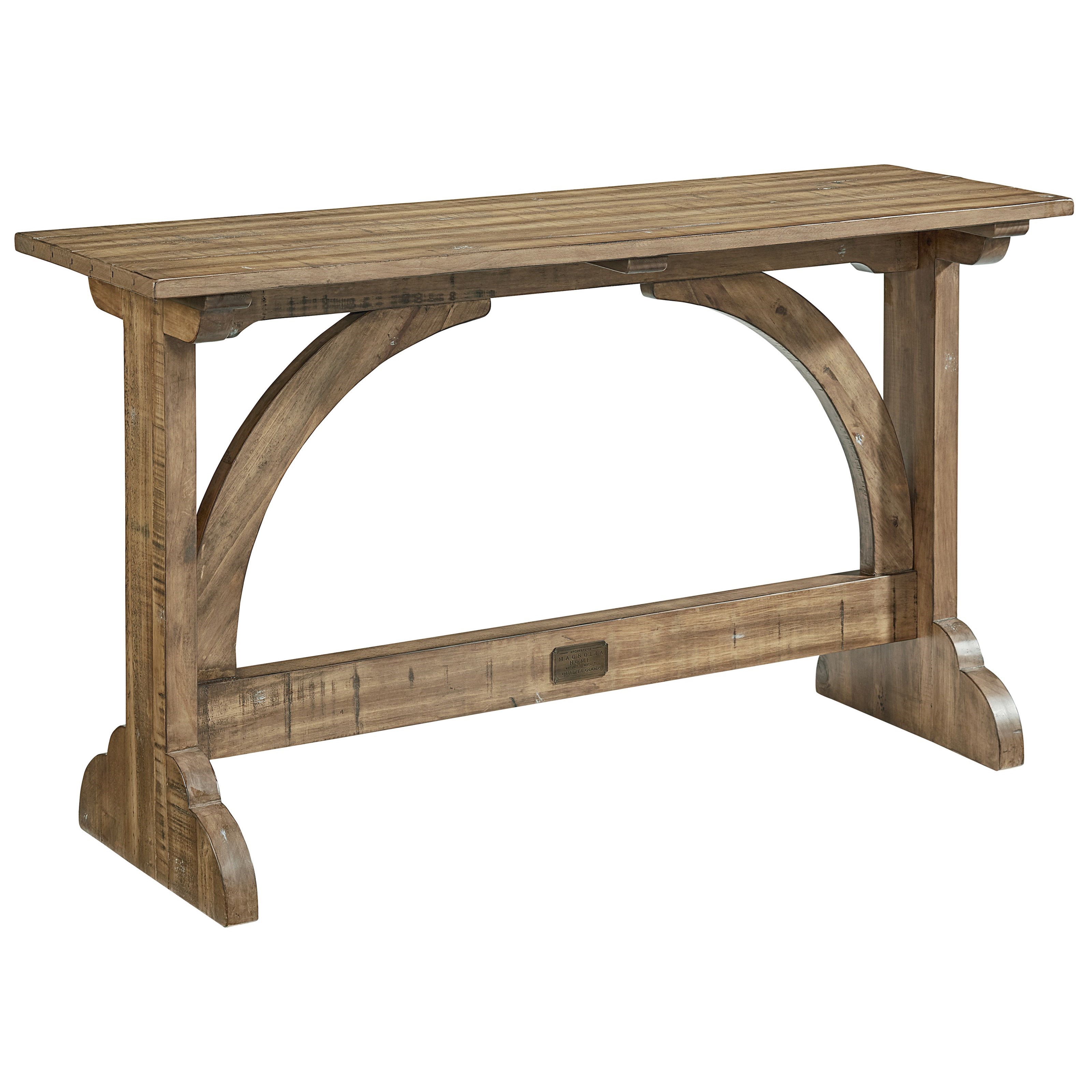 Magnolia Home By Joanna Gaines Farmhouse Carrel Vault Console Table Jacksonville Furniture Mart Sofa Tables Consoles
