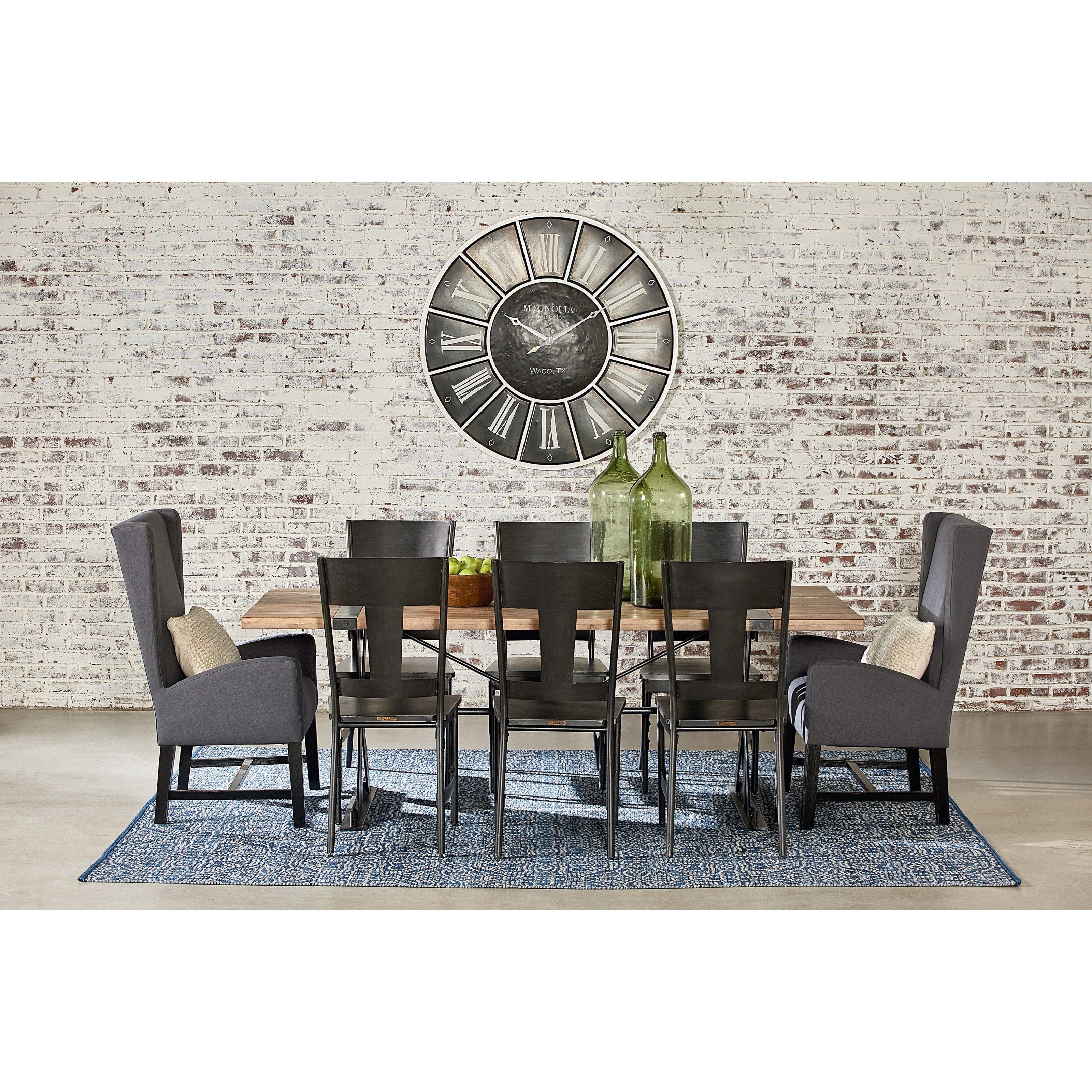 Magnolia Home by Joanna Gaines Industrial Truss and Strap Trestle