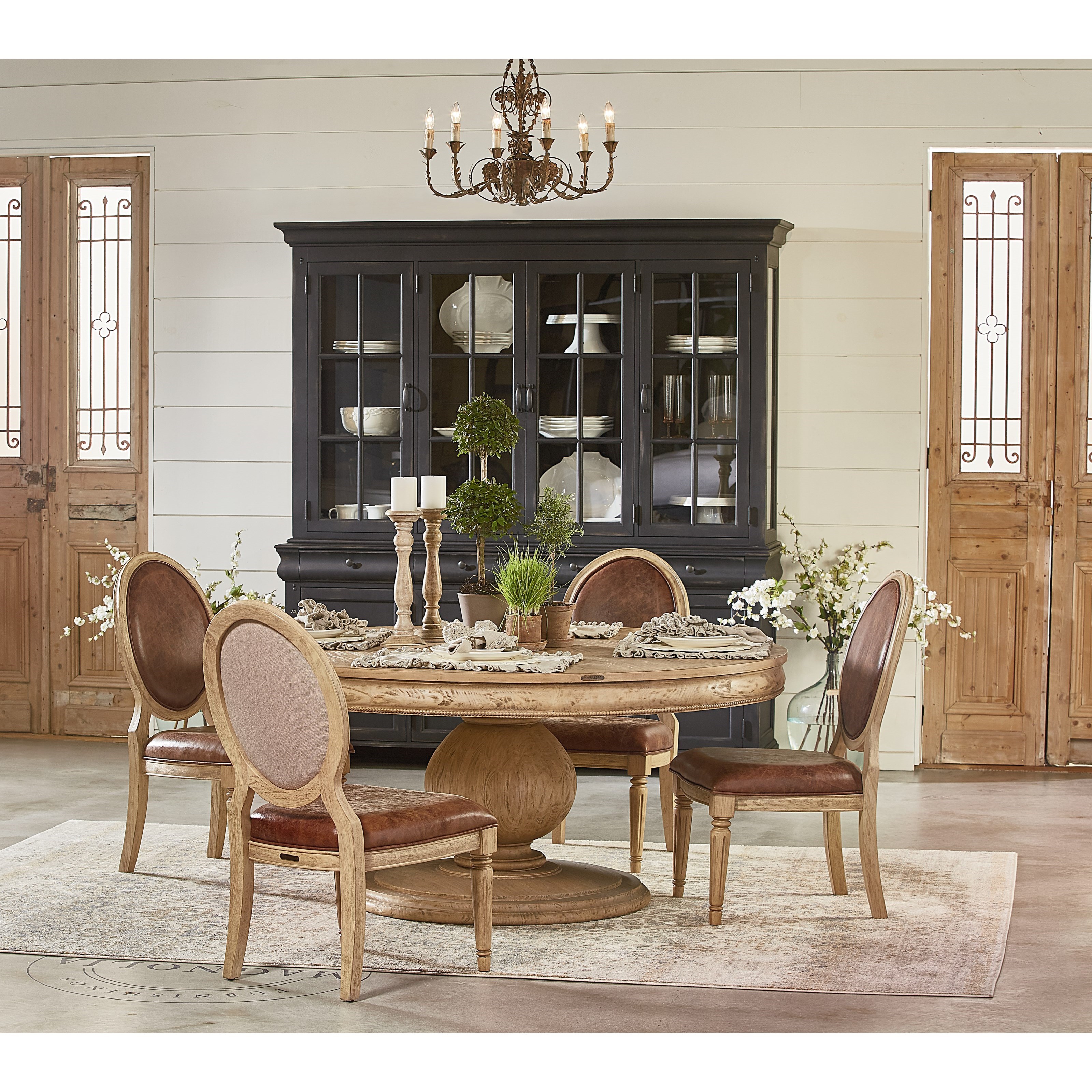 Magnolia Home by Joanna Gaines Traditional Traditional Buffet and Hutch | Jacksonville Furniture ...