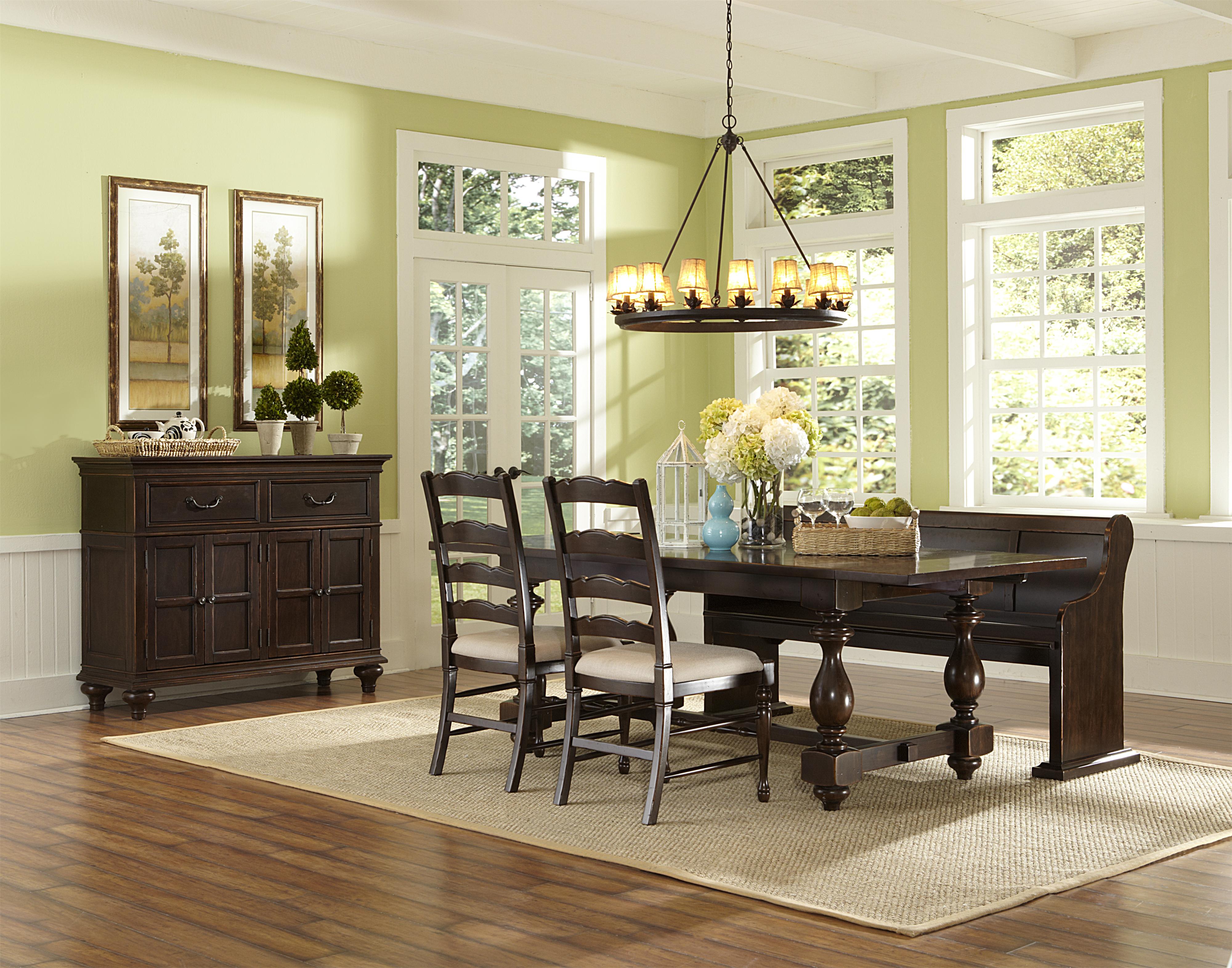 Magnussen Home Loren Ladderback Dining Chair with ...