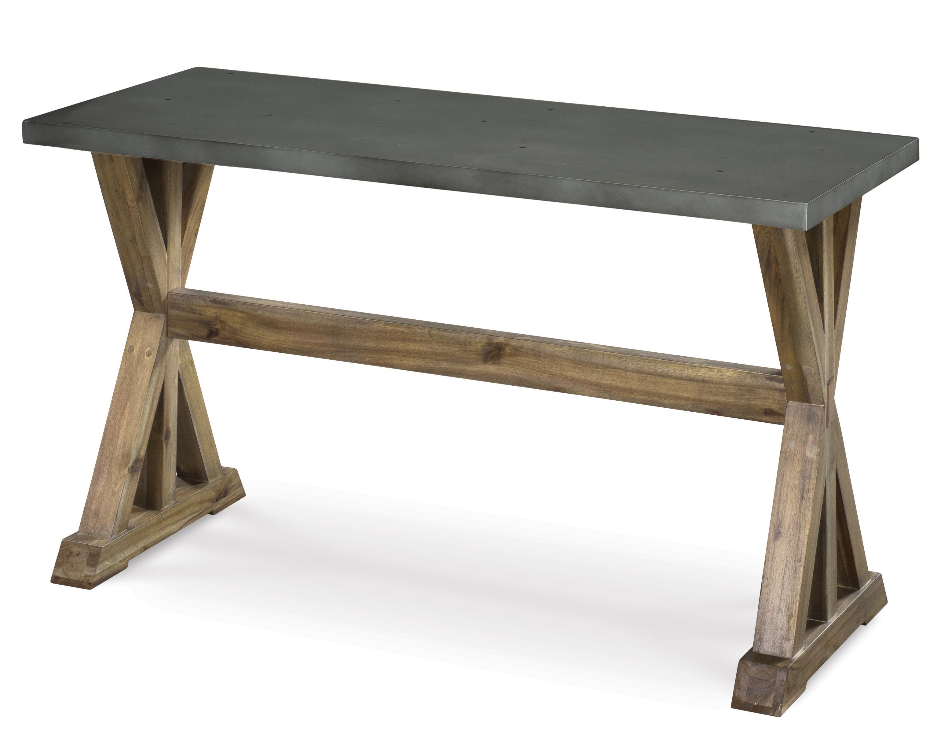 Magnussen Home Lybrook Rectangular Sofa Table With Stone Top And Rectangular Sofa Table