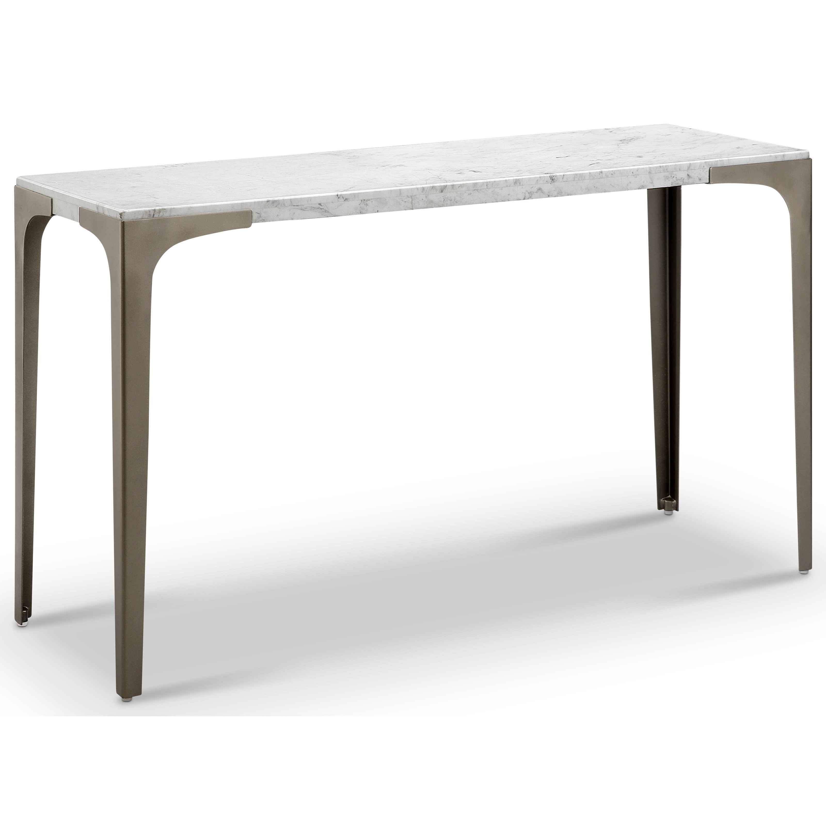 Magnussen Home Mercer T4578 73 Contemporary Sofa Table With Marble Magnussen Home Mercer Contemporary Sofa Table With Marble Top