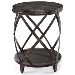 Magnussen Home Milford Round Accent Table