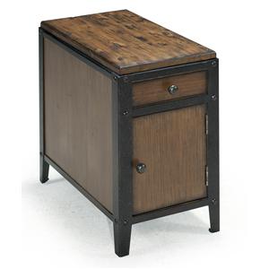 Magnussen Home Pinebrook Chairside Door End Table