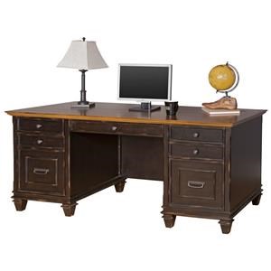 Martin Hartford Double Pedestal Desk