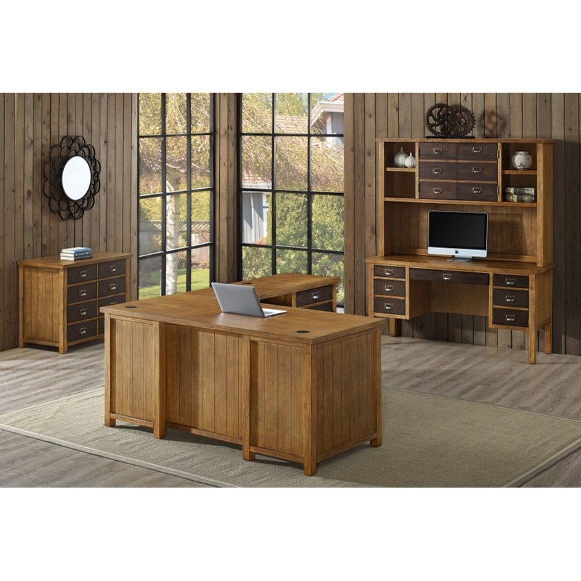 Martin Home Furnishings Heritage 2 Drawer Lateral File Cabinet | Powell's Furniture and Mattress ...