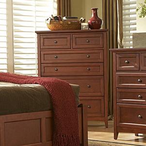 Mastercraft Simply Shaker Casual 6 Drawer Panel Chest Fmg