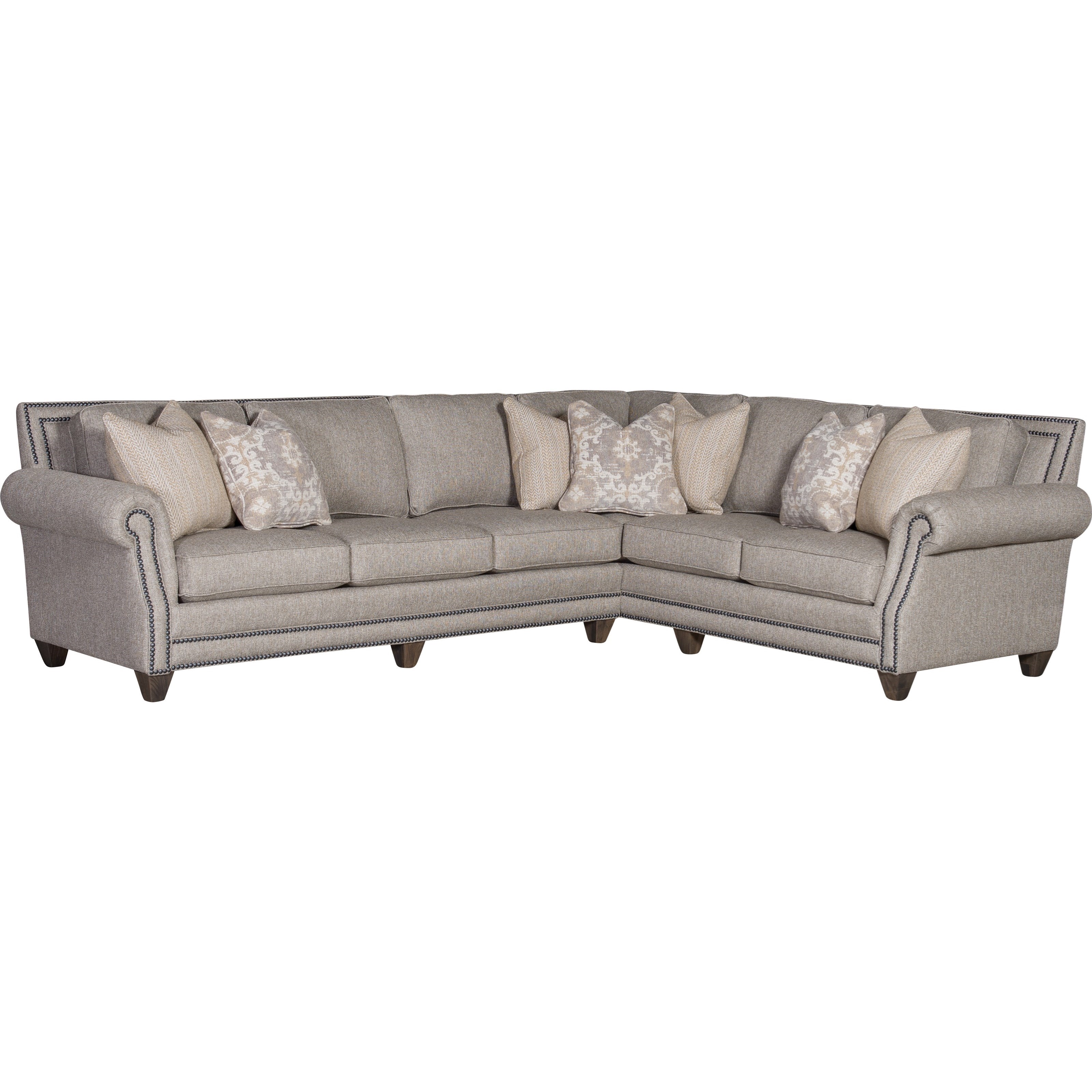9000 2 Piece Sectional With Raf Corner Sofa By Mayo At Howell Furniture