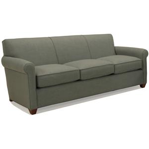 Mccreary Modern 0491 Three Seat Sofa With Rolled Arms