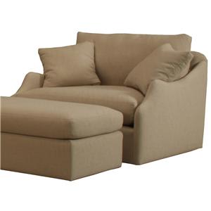 Mccreary Modern 1086 Extra Large Chair And A Half With Comfortable