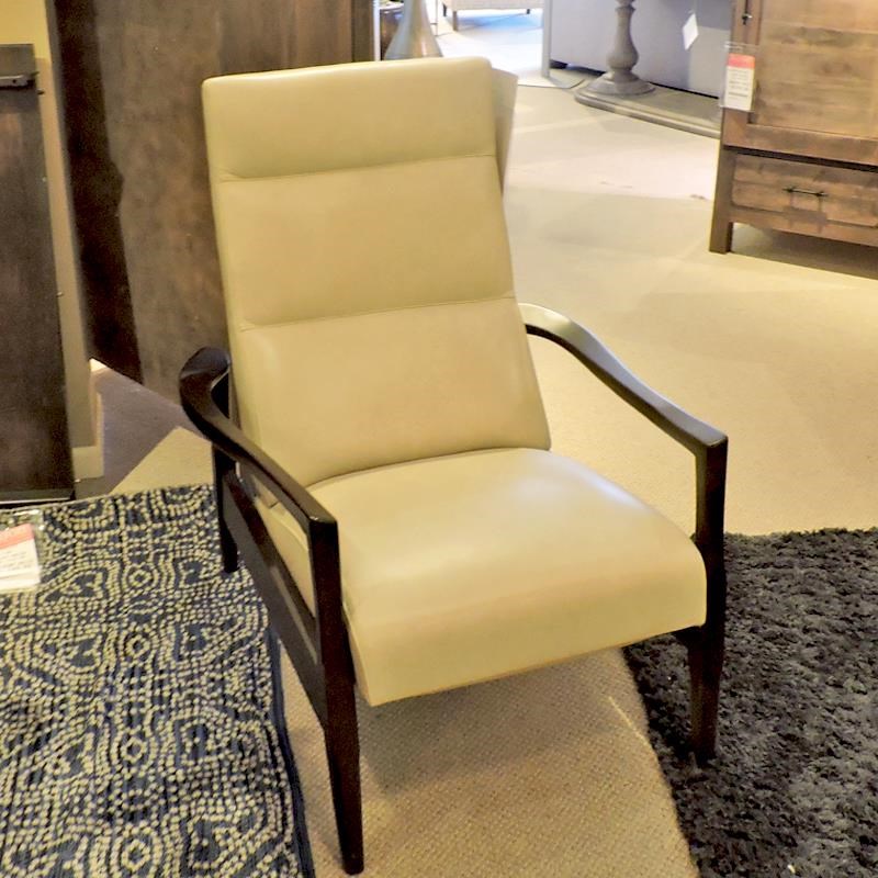 BeModern 1617 Avery Wood Recliner | Belfort Furniture | High Leg Recliners