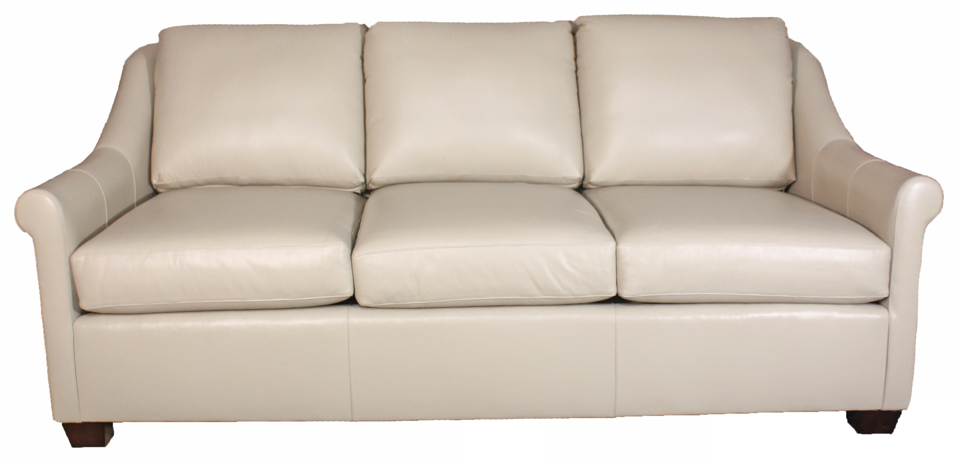 3 cushion leather sofa