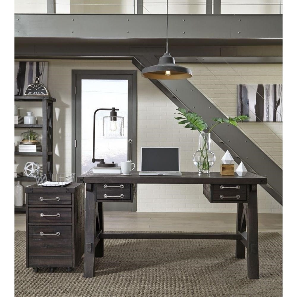 Yosemite Solid Wood Desk in Cafe | Sadler's Home ...