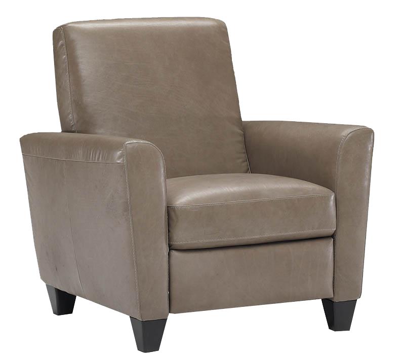 Natuzzi Editions B592 B592004 Contemporary Leather Leg Recliner Baer