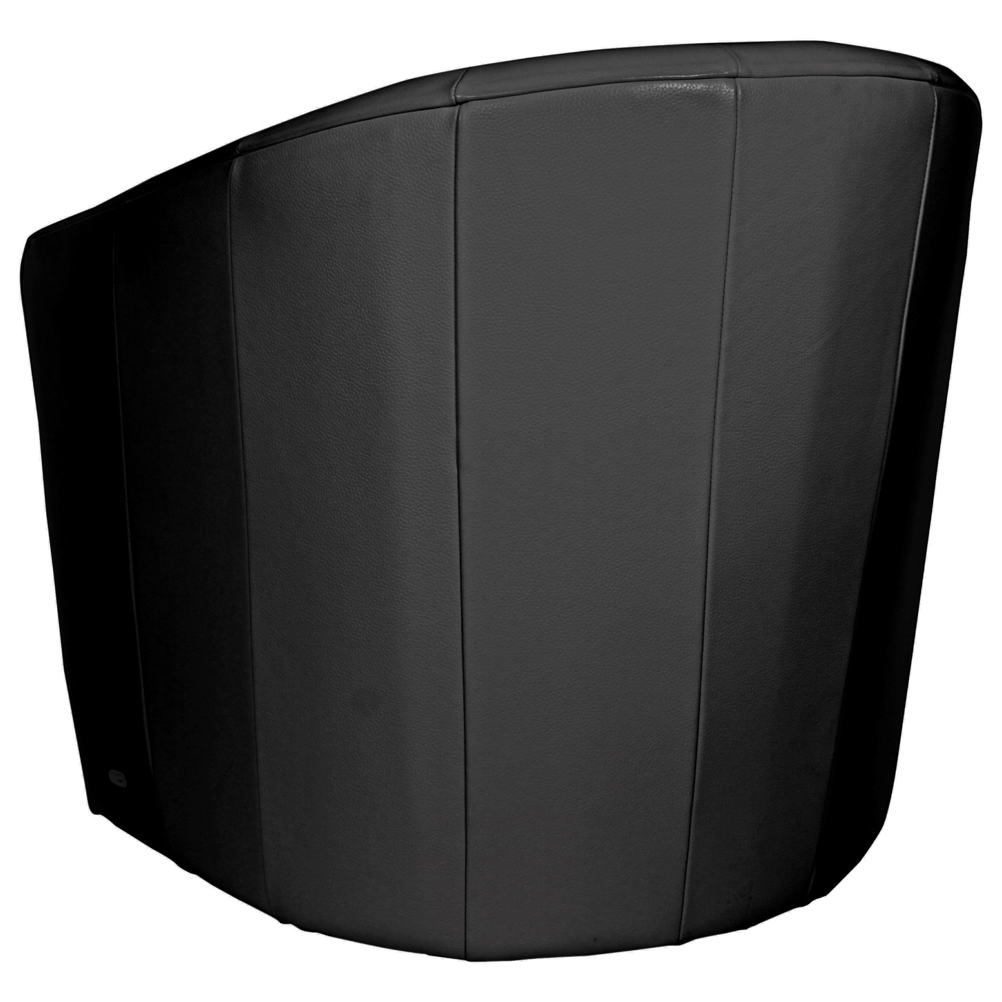 Natuzzi Editions B596 Contemporary Swivel Barrel Chair Sadler's Home