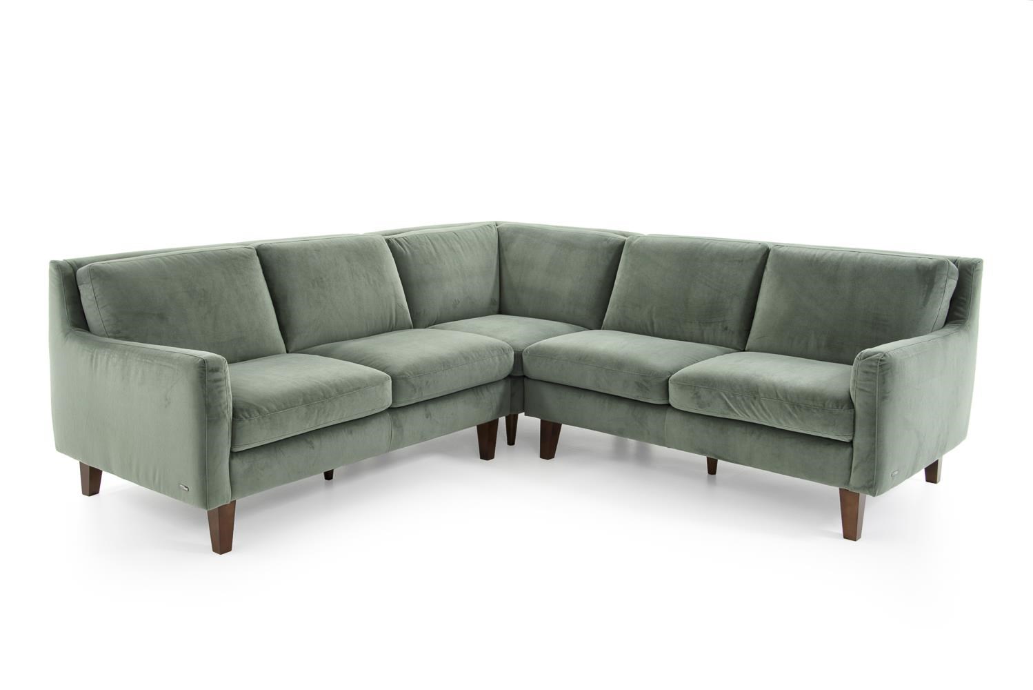 Natuzzi Editions Catullo Casual Three Piece Sectional Sofa Natuzzi Editions Catullo Casual Three Piece Sectional Sofa